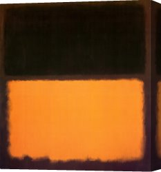 Untitled C.1951 Canvas Prints - Untitled No 18 c.1963 by Mark Rothko