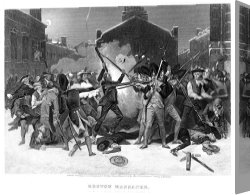 Boston Celebration Canvas Prints - Boston Massacre, 1770 by Others