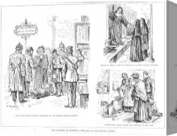 Germany: Berlin Canvas Paintings - Cholera: Hamburg, Germany by Others