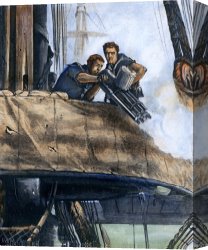 1878 Canvas Paintings - Gatling Gun, 1878 by Others