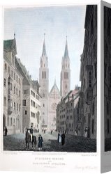 Germany: Berlin Canvas Paintings - Germany: Nuremberg, 1822 by Others