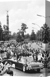 Geography: Berlin Canvas Prints - J.f.k. In Berlin, 1963 by Others