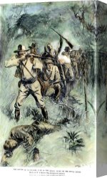 La Rive Gauche Canvas Prints - Las Guasimas, Cuba, 1898 by Others
