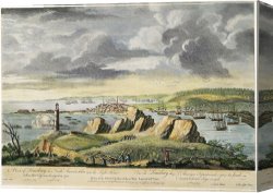 Siege of Yorktown Canvas Prints - Louisbourg Siege, 1758 by Others
