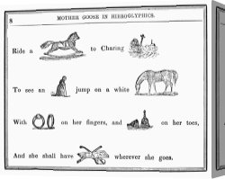 Goose Canvas Paintings - Mother Goose, 1849 by Others