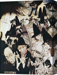 Goose Canvas Paintings - Mother Goose, 1913 by Others