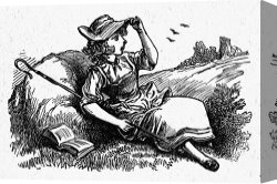 Goose Canvas Paintings - Mother Goose: Bo-peep by Others