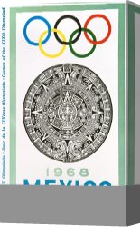 Olympics Canvas Paintings - Olympic Games, 1968 by Others