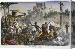 Olympics Canvas Paintings - Olympic Games, Antiquity by Others
