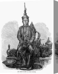 Headdress Canvas Prints - Rama Iv (1804-1868) by Others