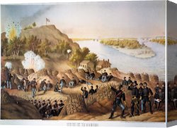 Siege of Yorktown Canvas Prints - Siege Of Vicksburg, 1863 by Others