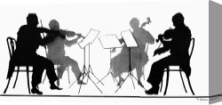 Hot Quartet Canvas Prints - STRING QUARTET, c1935 by Others