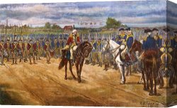 Siege of Yorktown Canvas Prints - Yorktown: Surrender, 1781 by Others