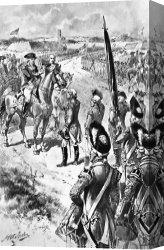 Siege of Yorktown Canvas Prints - Yorktown: Surrender, 1781 by Others