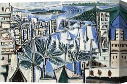 City by The Bay Canvas Prints - The Bay of Cannes by Pablo Picasso