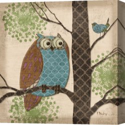 Fantasy Canvas Prints - Fantasy Owls II by Paul Brent