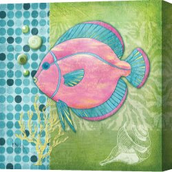 Fantasy Canvas Prints - Fantasy Reef III by Paul Brent