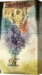 Agnus Dei Canvas Prints - Agnus Dei Qui Tollis Peccata Mundi 1918 20 by Paul Klee