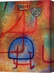 Belle Du Jour Canvas Prints - La Belle Jardiniere by Paul Klee