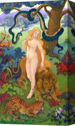 Eve Canvas Paintings - Eve by Paul Ranson