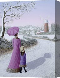 Home Canvas Paintings - Almost Home by Peter Szumowski