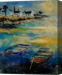 Seascapes Canvas Paintings - Seascape 5614569 by Pol Ledent