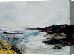 Seascapes Canvas Paintings - Seascape 68 by Pol Ledent