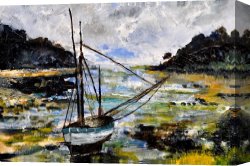 Seascapes Canvas Paintings - Seascape 695232 by Pol Ledent
