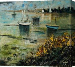 Seascapes Canvas Paintings - Seascape 78 by Pol Ledent