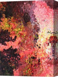 The Garden of Eden Canvas Prints - Ganesh in the Garden by Ralph White