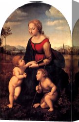 Belle Du Jour Canvas Prints - La Belle Jardiniere by Raphael