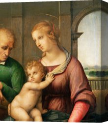 Family Canvas Prints - The Holy Family by Raphael