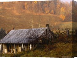 Raymond Gehman Canvas Prints - Farm House Near Volney Virginia in Central Appalachia by Raymond Gehman