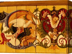 Beacon of Hope Canvas Prints - Hand Painted Murals on The Church Walls of Our Lady of Good Hope by Raymond Gehman