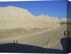 Raymond Gehman Canvas Prints - Silhouette And Mountains in Death Valley National Park California by Raymond Gehman