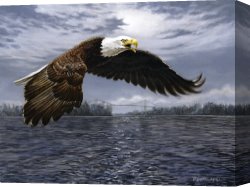 Richard Canvas Paintings - Between Nations by Richard De Wolfe