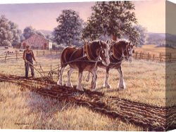 Richard Coeur De Lion on His Way to Jerusalem Canvas Prints - Days of Gold by Richard De Wolfe