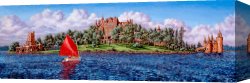 Richard Coeur De Lion on His Way to Jerusalem Canvas Prints - Heart Island by Richard De Wolfe