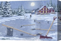 Richard Coeur De Lion on His Way to Jerusalem Canvas Prints - Home For Supper by Richard De Wolfe