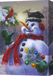 Richard Coeur De Lion on His Way to Jerusalem Canvas Prints - Seasons Greetings by Richard De Wolfe