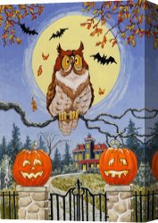 Street Canvas Prints - Trick or Treat Street by Richard De Wolfe