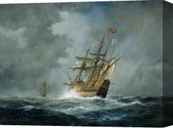 Transportation Canvas Prints - Mary Rose by Richard Willis