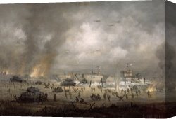 Beach Canvas Prints - The Tanks Go In - Sword Beach by Richard Willis