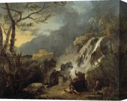 Atalanta Canvas Paintings - Meleager And Atalanta by Richard Wilson