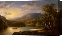 Scott Canvas Prints - Ellen's Isle - Loch Katrine by Robert Scott Duncanson