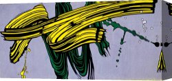 Untitled C.1951 Canvas Prints - Untitled by Roy Lichtenstein