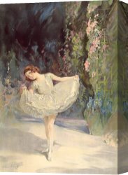 Scott Canvas Prints - Ballet by Septimus Edwin Scott