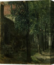 Germany: Berlin Canvas Paintings - Street in Lubeck - Germany by Signe Scheel