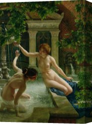 Unclothed Canvas Prints - Water Babies by Sir Edward John Poynter