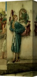 Street Canvas Prints - The Street Altar by Sir Lawrence Alma-Tadema